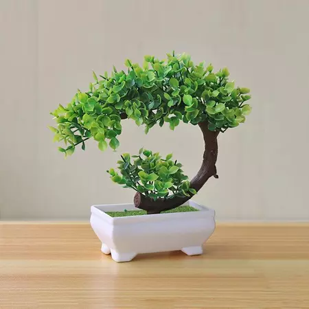บอนไซต้นสนประดิษฐ์ ต้นไม้ปลอม ตกแต่งบ้าน ออฟฟิศ-green